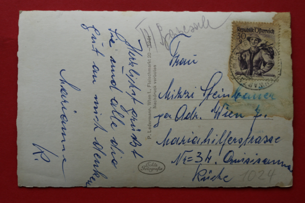 Postcard PC Schwarzau im Gebirge / 1940-1960